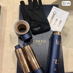 Blue and Gold Hair Styling Set